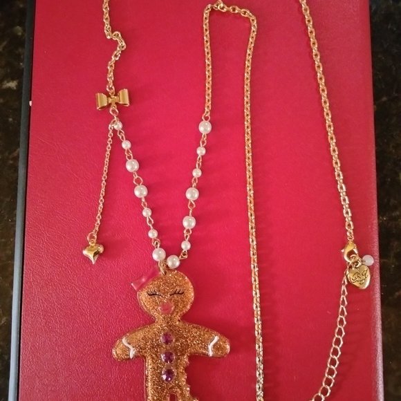 Betsey Johnson Accessories - Betsey Johnson Gingerbread Girl Necklace